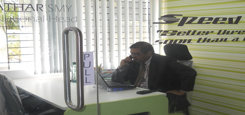 S M Y Athar at work